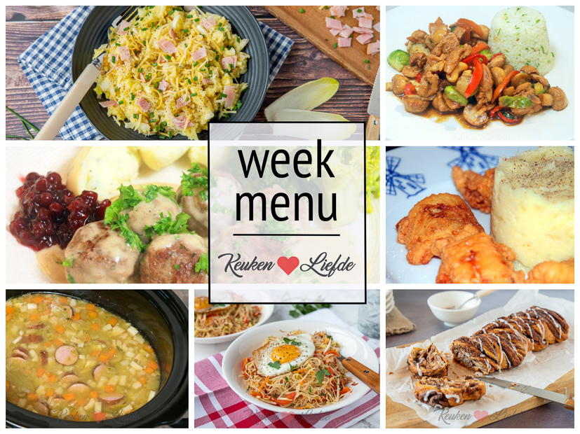 Weekmenu 42-2020 Weekmenu 42-2020