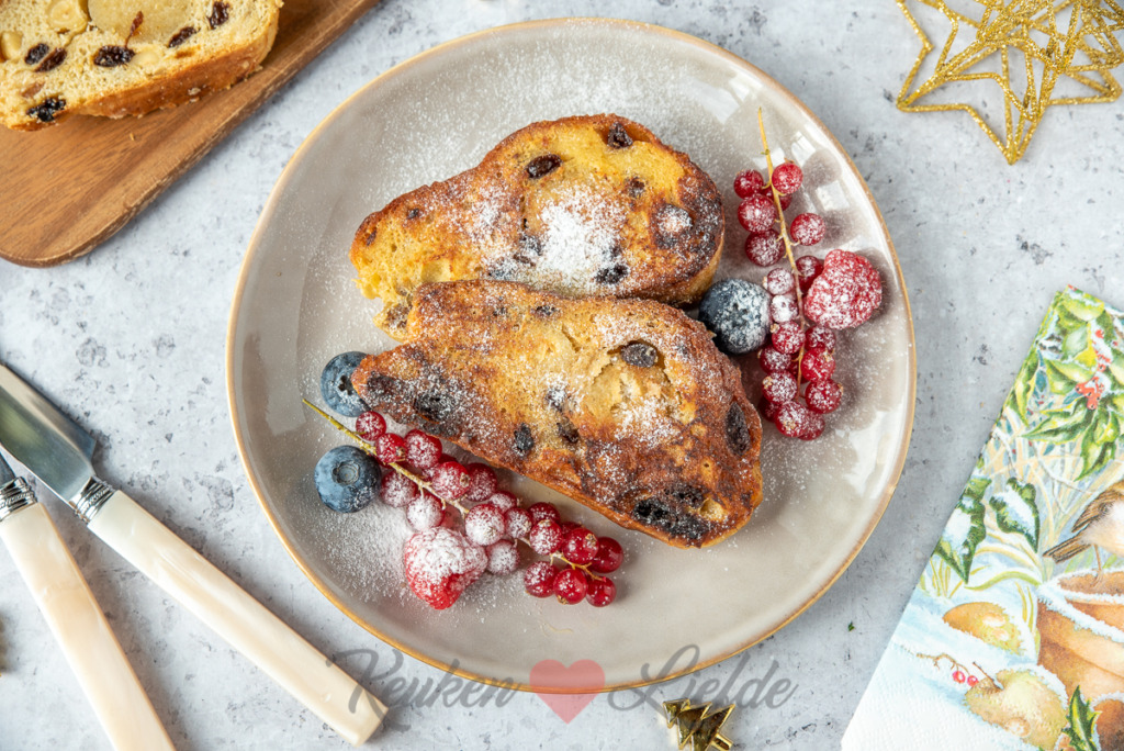 Kerstbrood wentelteefjes