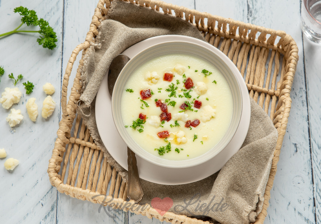 Bloemkoolsoep met chorizo