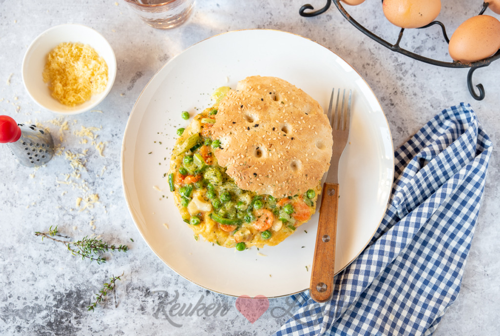 Broodje boerenomelet