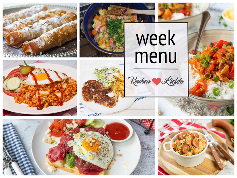 Weekmenu 5-2021 Weekmenu 5-2021