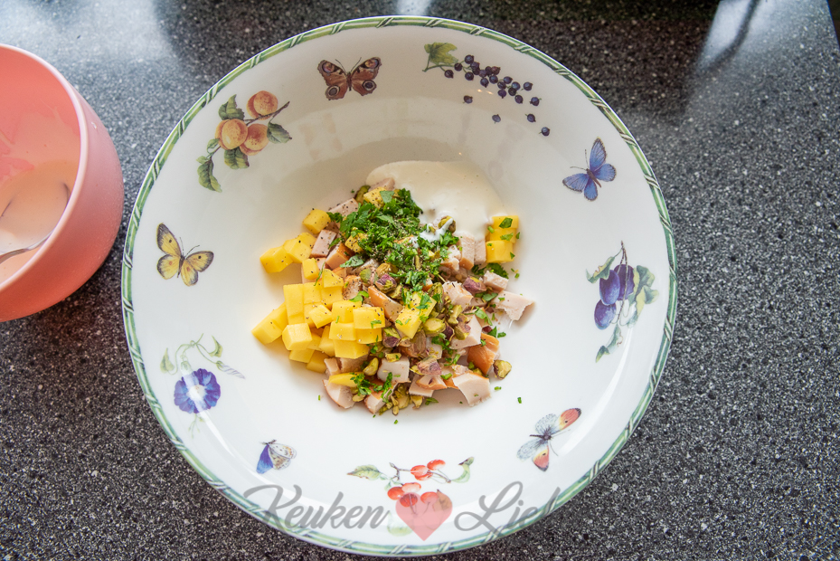 Kipcocktail met mango Kipcocktail met mango