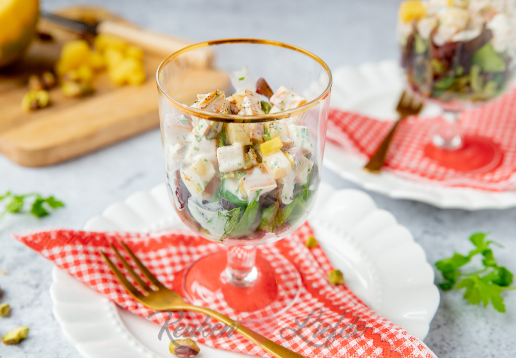 Kipcocktail met mango