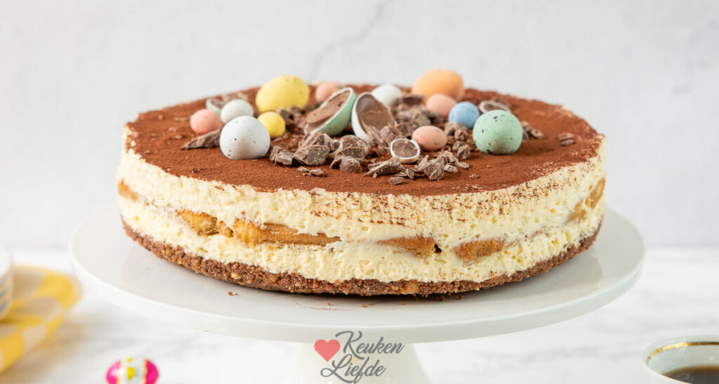 Tiramisutaart voor Pasen