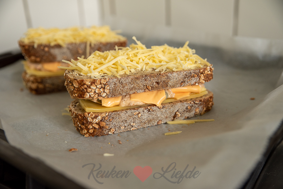 Pittige tuna melt tosti