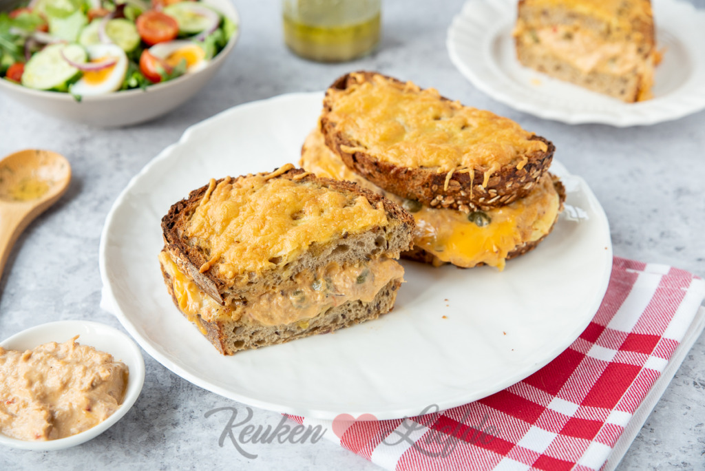 Pittige tuna melt tosti
