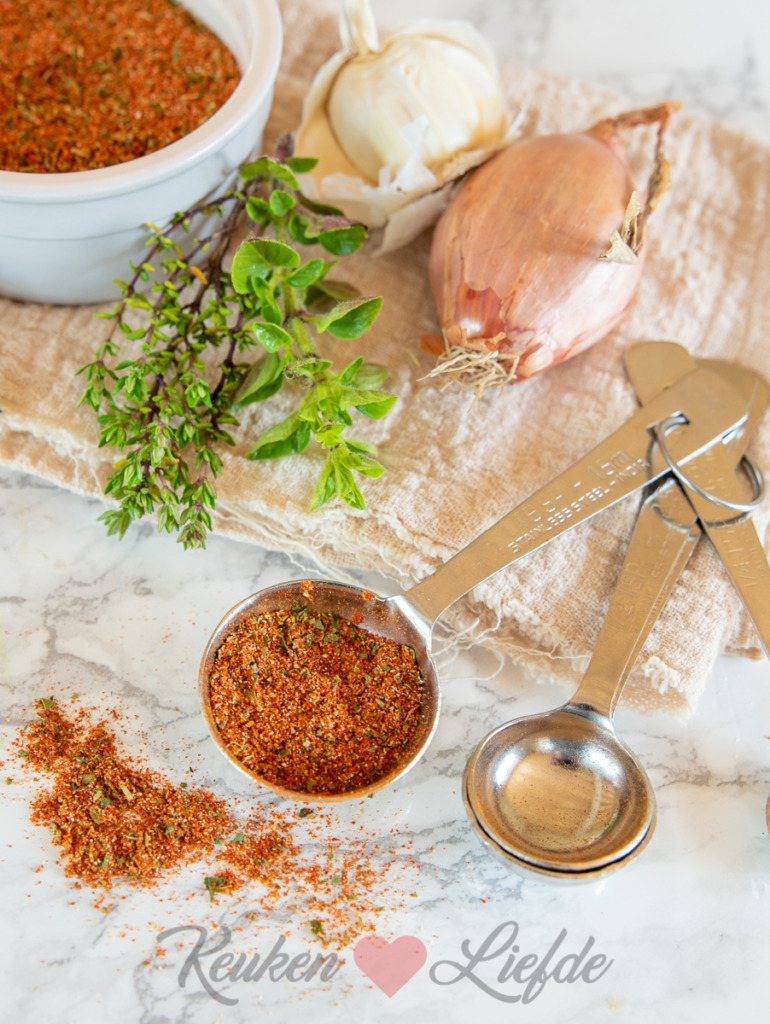 Zelfgemaakte kipkruiden Zelfgemaakte kipkruiden
