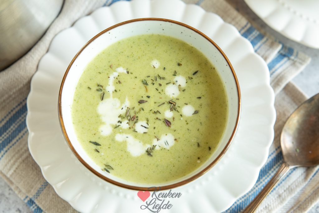 Romige courgettesoep