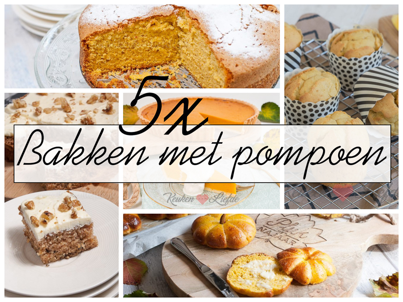 5x bakken met pompoen 5x bakken met pompoen