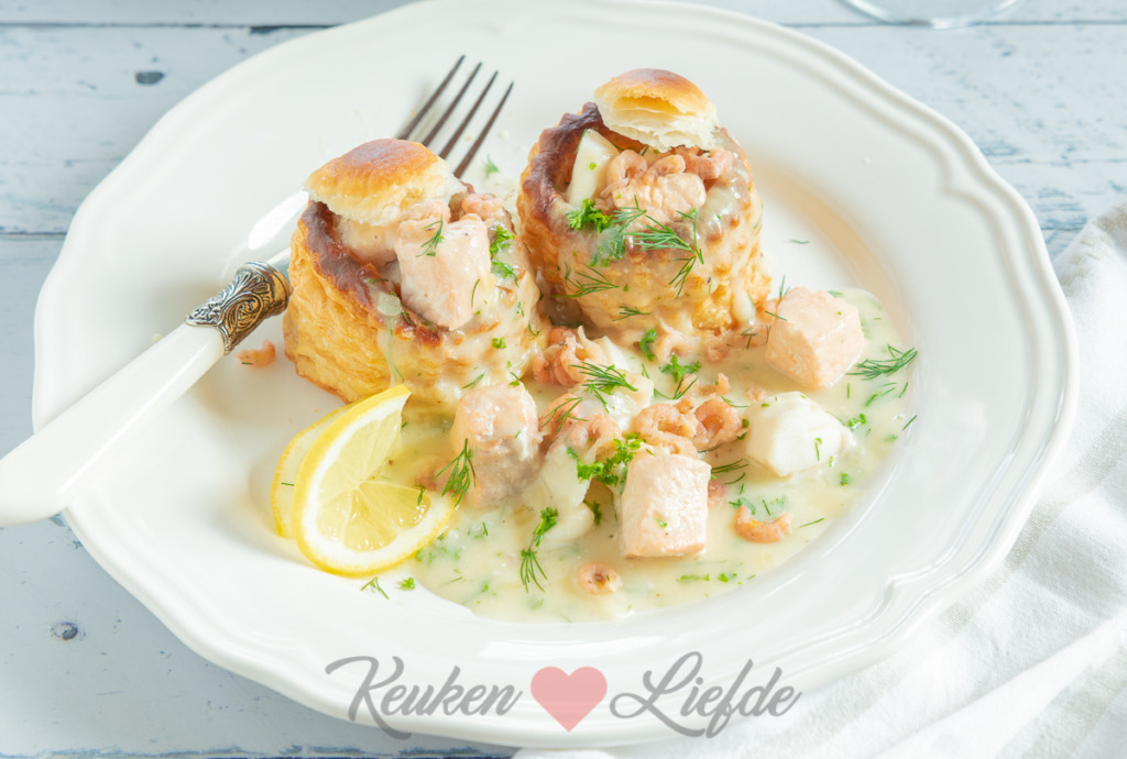 Pasteitje met visragout