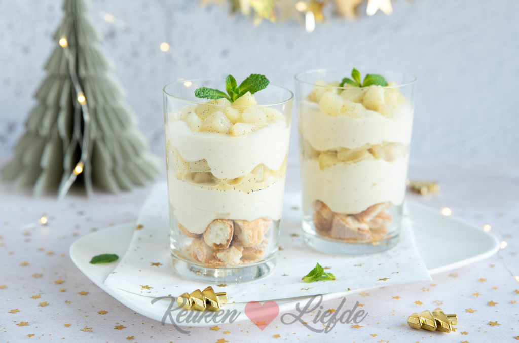 Tiramisu trifle glaasjes