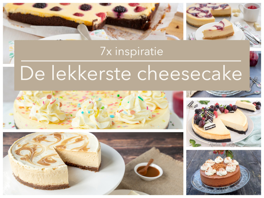 7x de lekkerste cheesecake