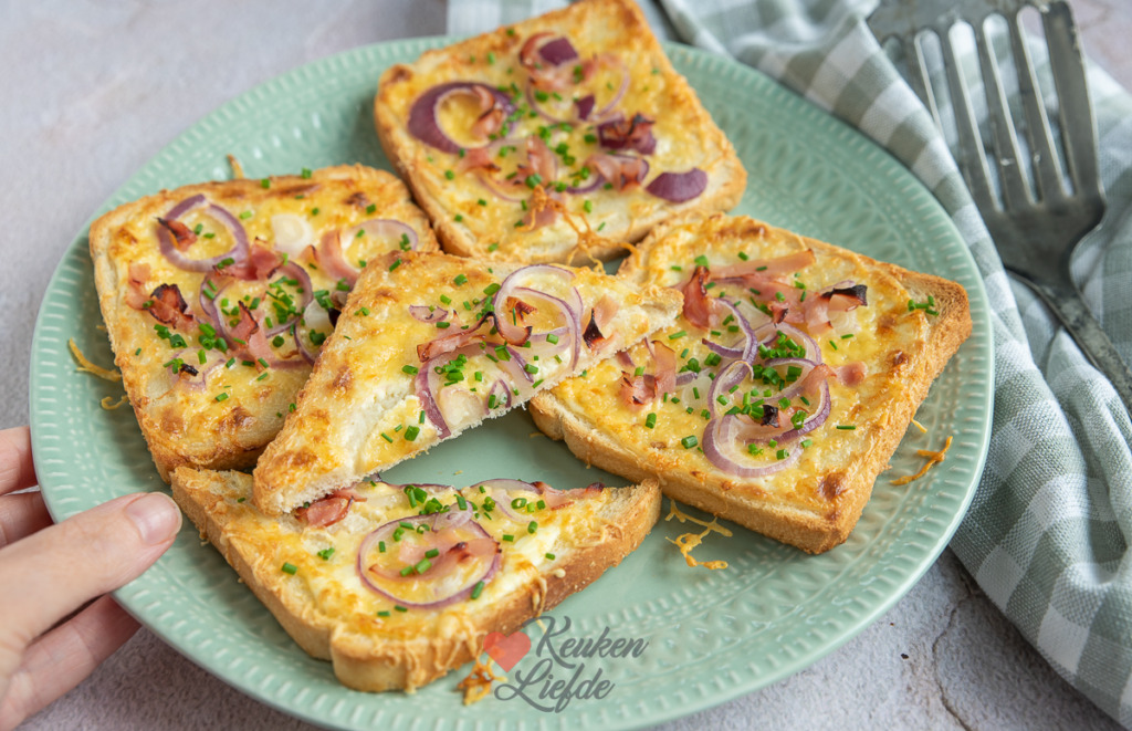 Flammkuchen toast