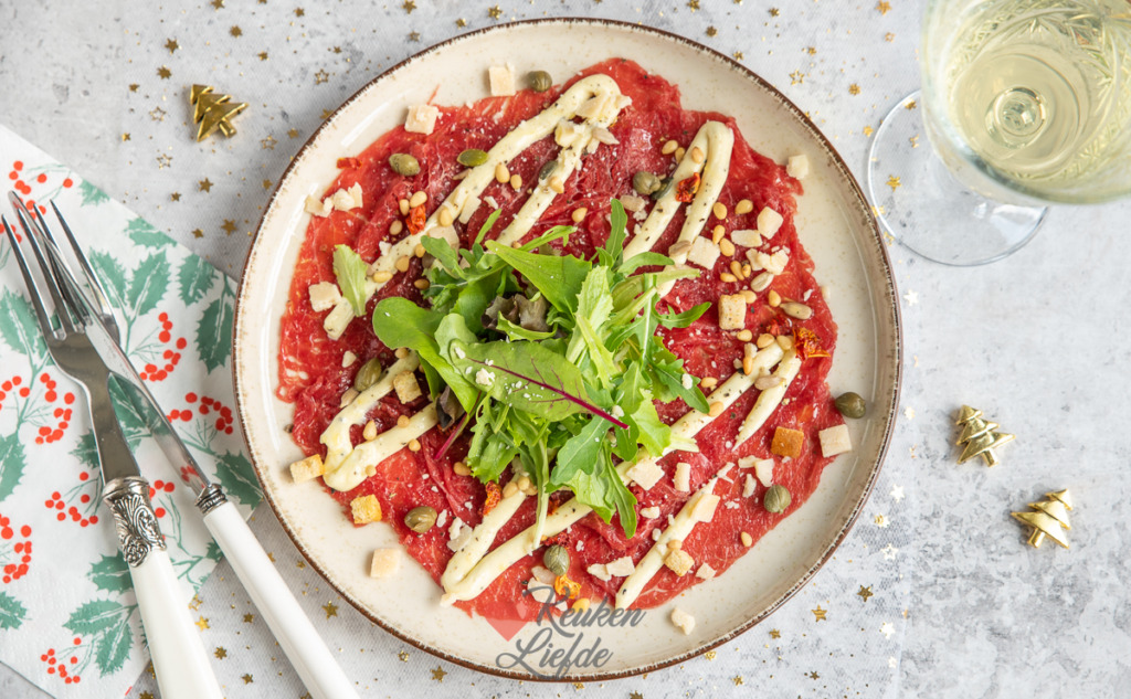 Carpaccio met truffeldressing