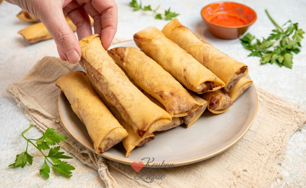 Vietnamese loempia’s met gehakt