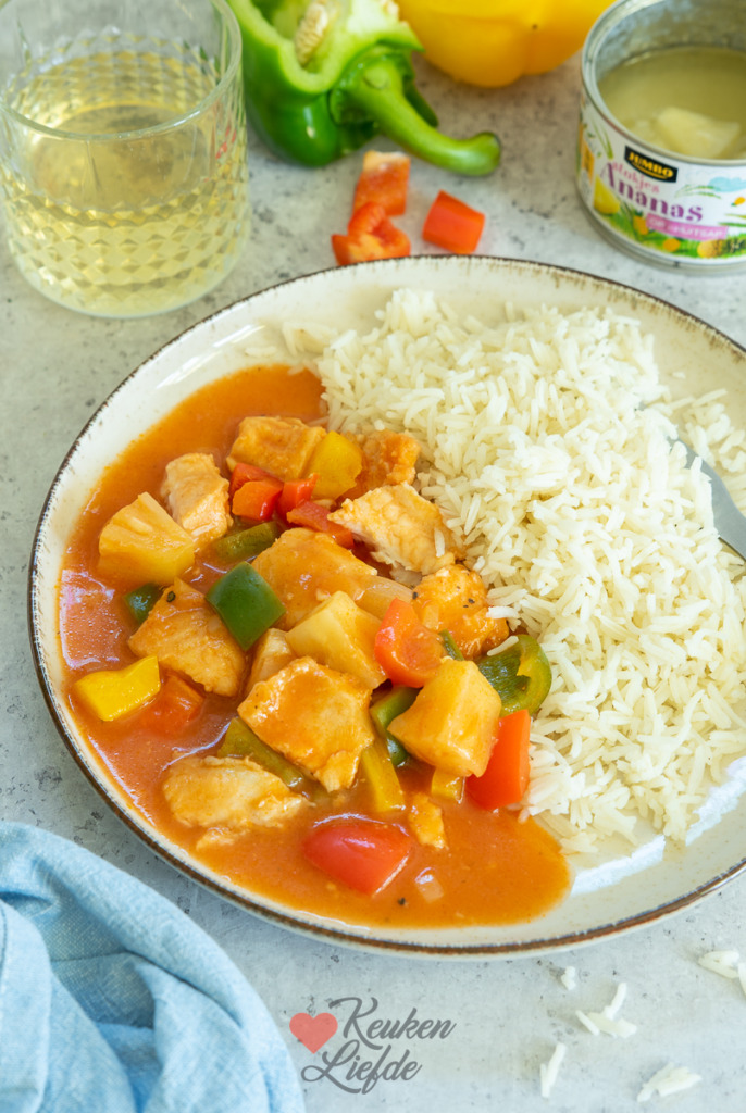 Vis in zoetzure saus Vis in zoetzure saus