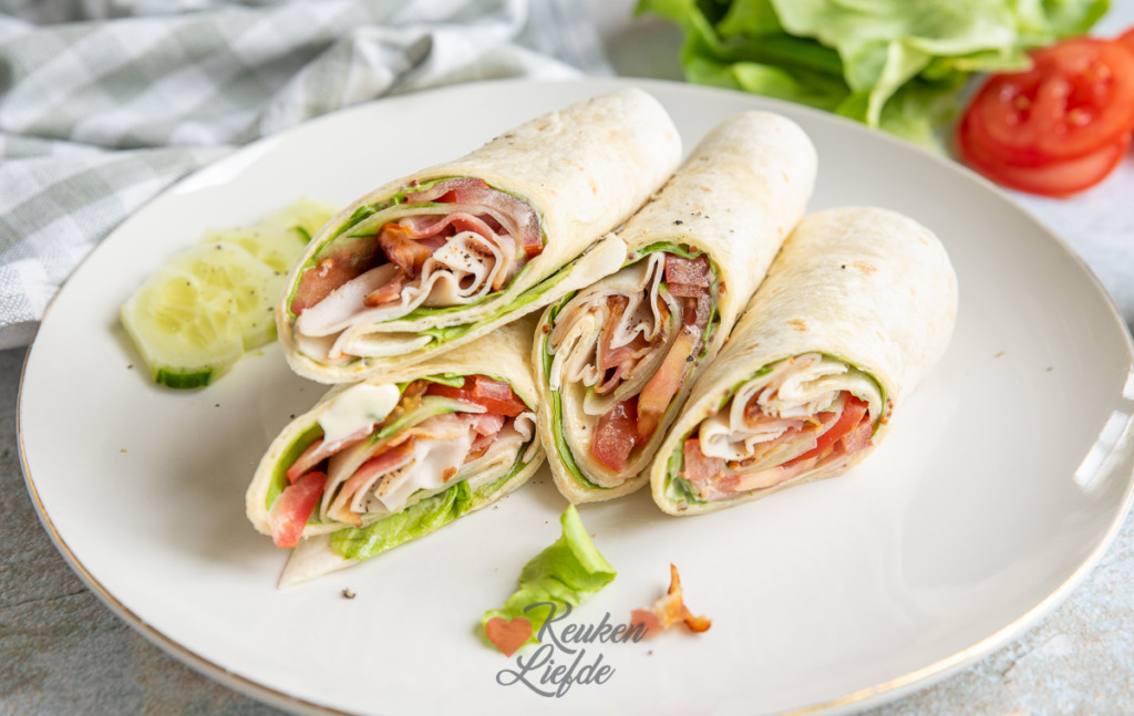 Club sandwich wraps