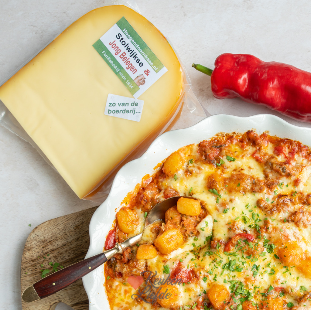 Ovenschotel met krieltjes en gehakt