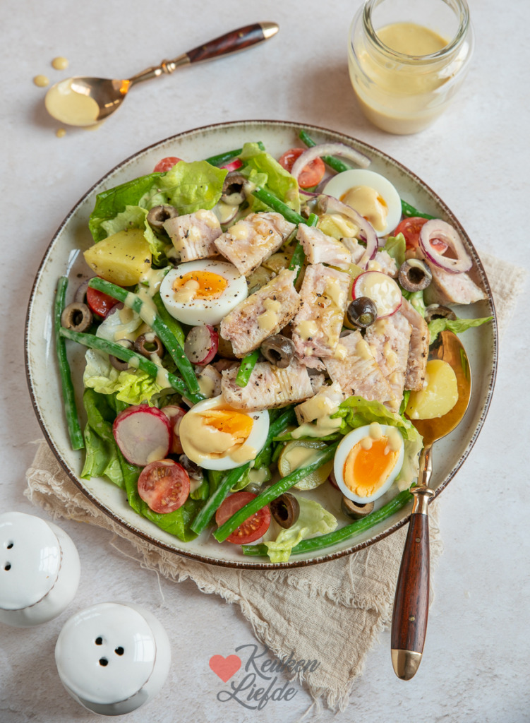Salade met tonijn en krieltjes Salade met tonijn en krieltjes