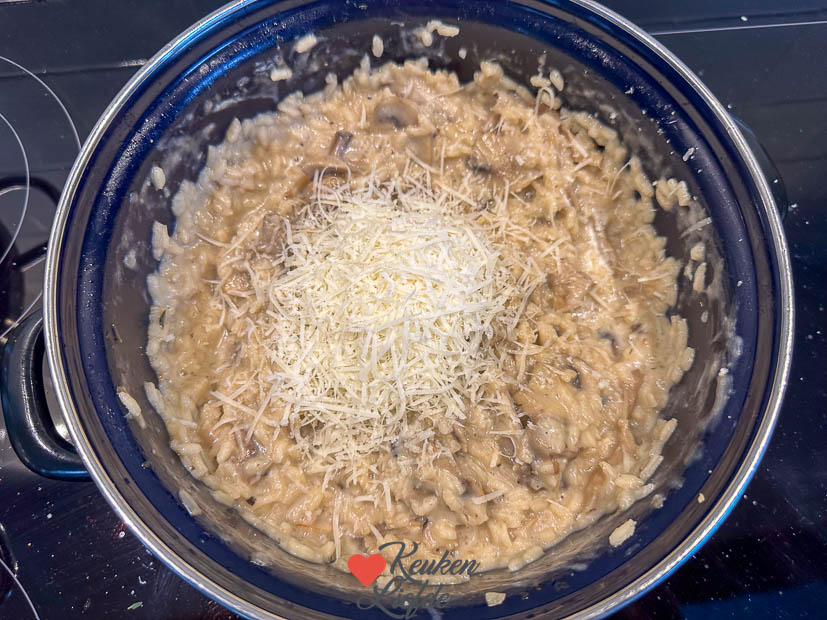 Paddenstoelen risotto