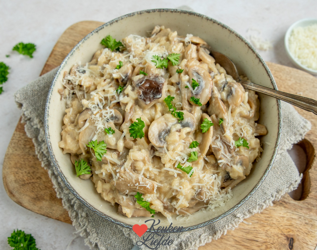 Paddenstoelen risotto Paddenstoelen risotto