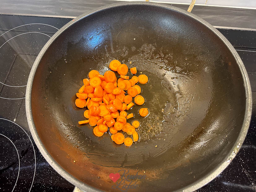 Chicken tonight met perzik