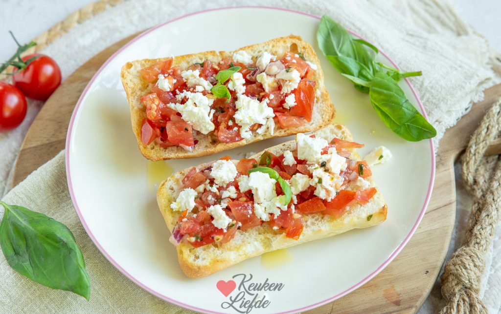 Griekse bruschetta