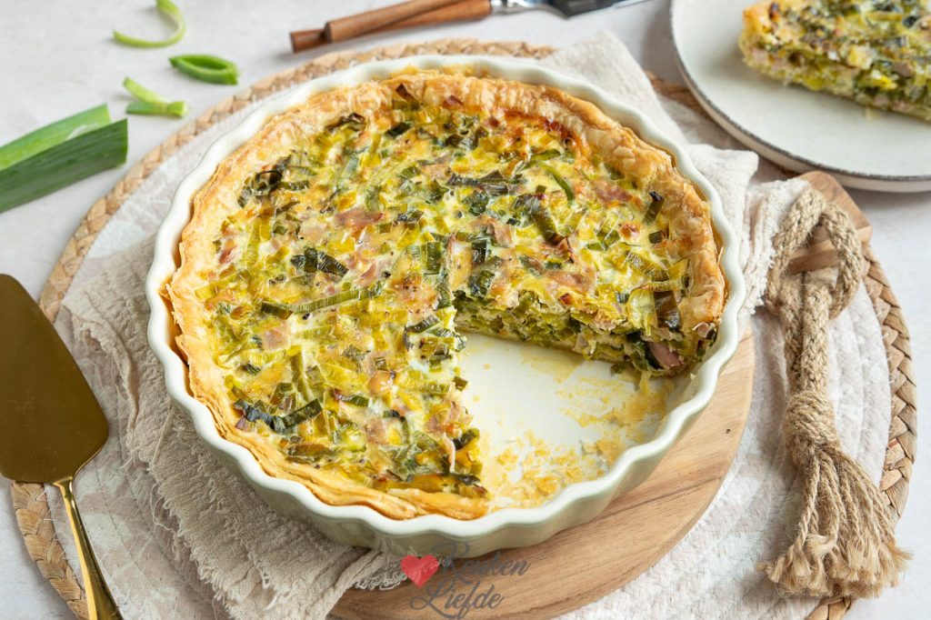 Quiche met prei