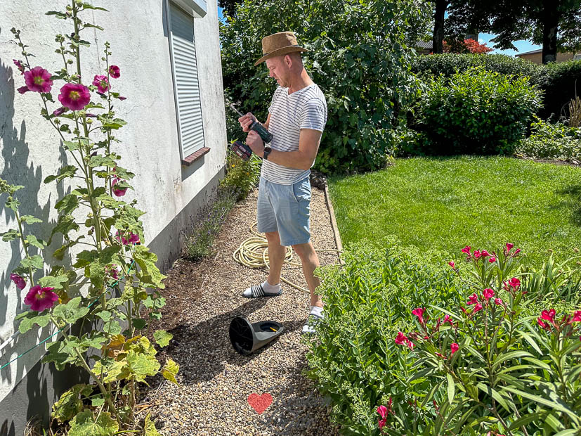 Wandslangenbox Gardena ophangen