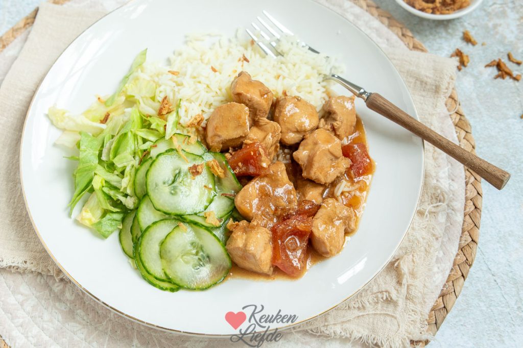 Kip ketjap uit de slowcooker
