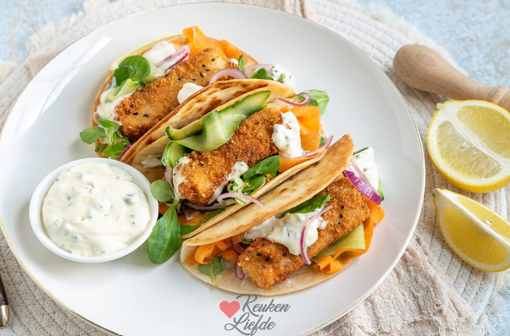 Wraps met krokante vis