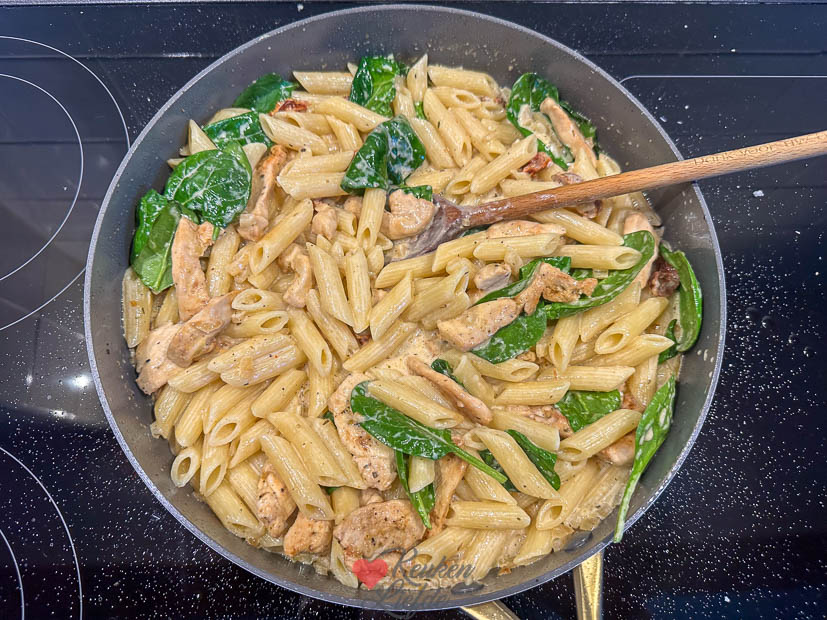 Marry me chicken pasta maken