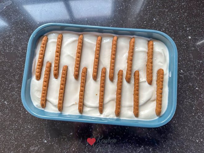 Stop de Lotus-koekjes in de yoghurt