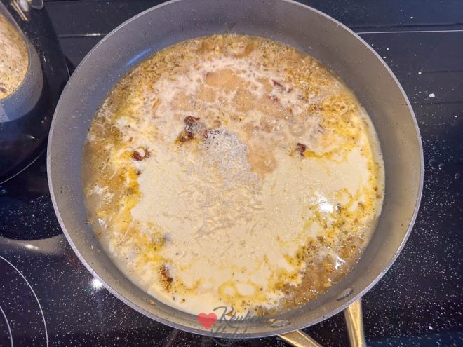 Afblussen en saus maken