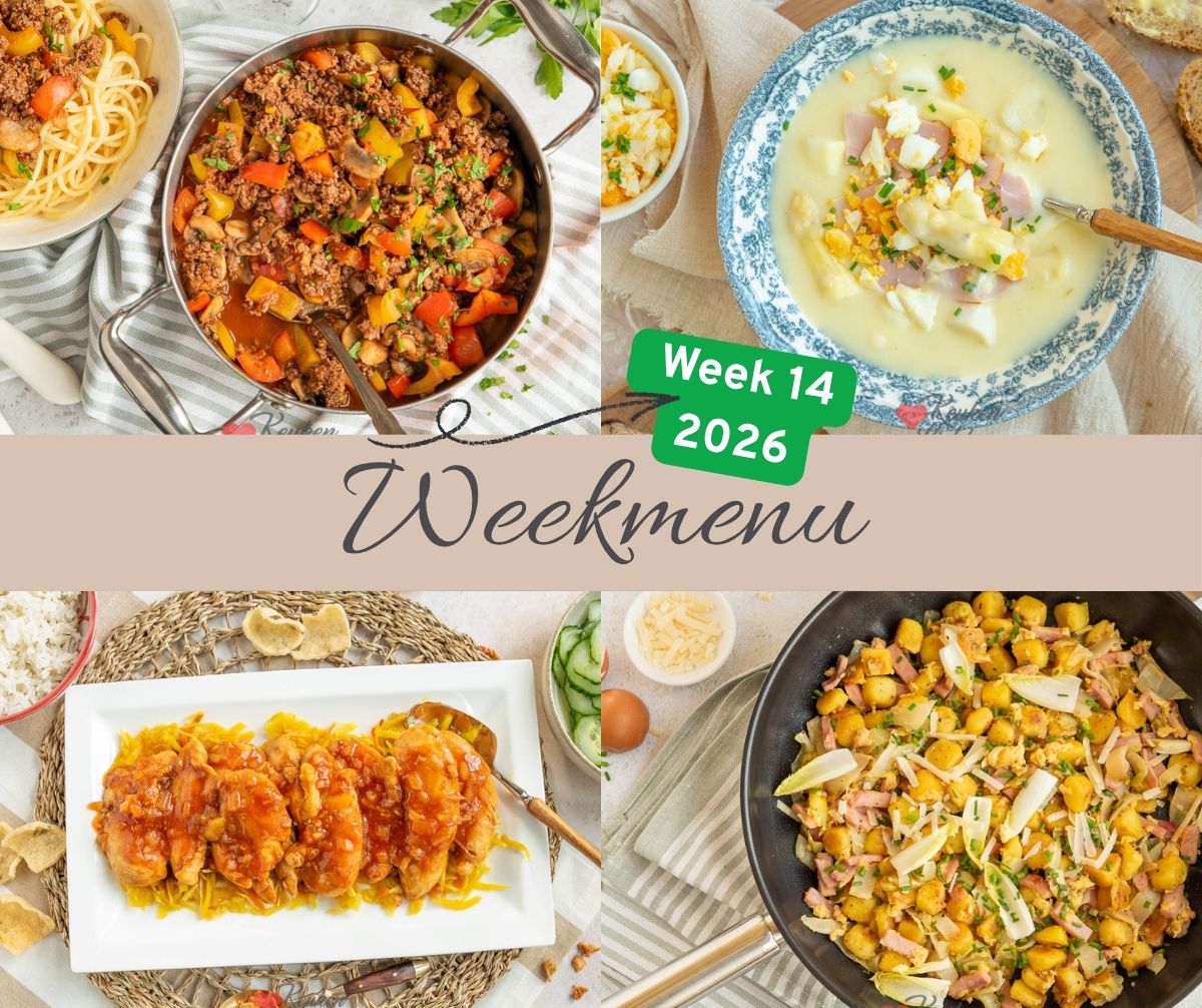 Weekmenu week 14 2026